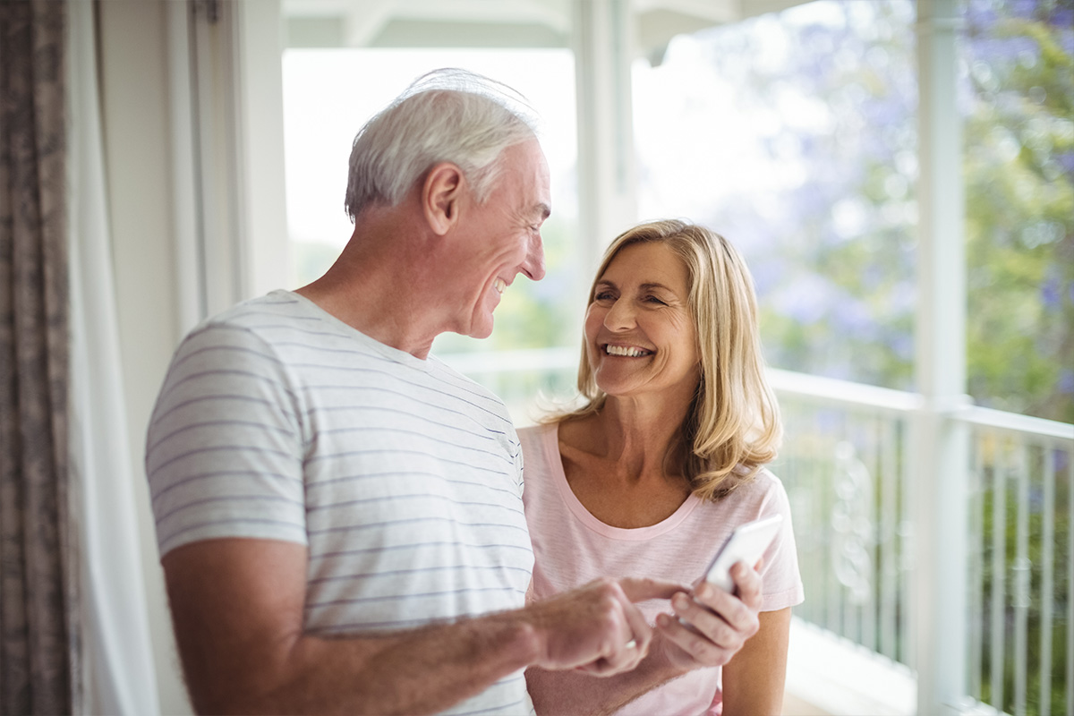 Senior Couple Planning Home Transition